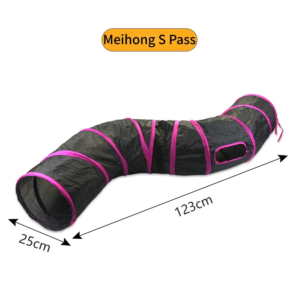Foldable Cat Tunnel Toy | Collapsible Play Tunnel for Cats & Kittens