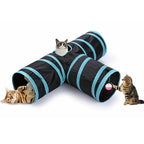 Foldable Cat Tunnel Toy | Collapsible Play Tunnel for Cats & Kittens