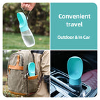 Portable Dog Water Bottle | Travel Drinking Bowl for Dogs & Cats