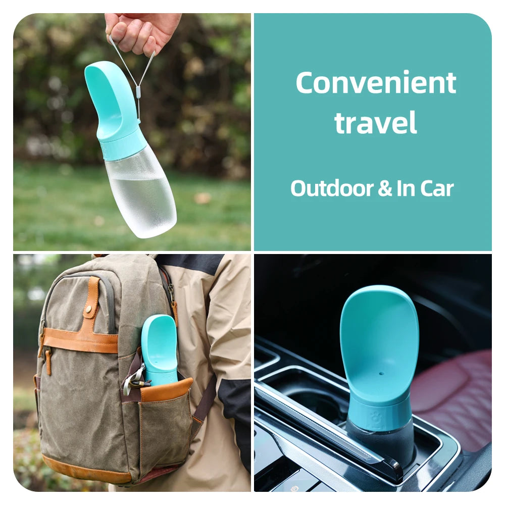 Portable Dog Water Bottle | Travel Drinking Bowl for Dogs & Cats