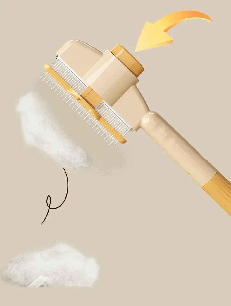 Self-Cleaning Pet Grooming Brush | One-Click Hair Removal for Dogs & Cats