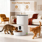 Programmable Automatic Pet Feeder | 4L Timer & Portion Control for Cats & Dogs
