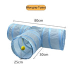 Foldable Cat Tunnel Toy | Collapsible Play Tunnel for Cats & Kittens