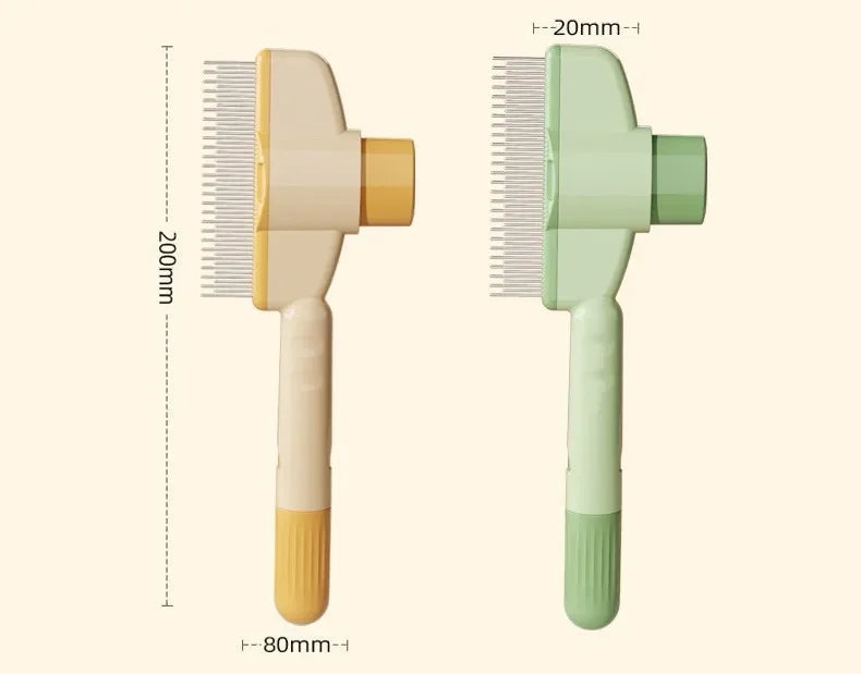 Self-Cleaning Pet Grooming Brush | One-Click Hair Removal for Dogs & Cats