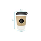 Portable Dog Poop Bag Dispenser | Coffee Cup Design for Dog Walking