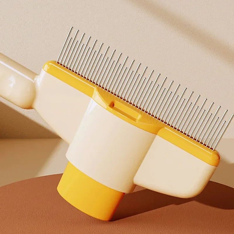 Self-Cleaning Pet Grooming Brush | One-Click Hair Removal for Dogs & Cats