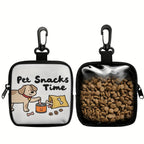 Dog Treat Training Bag | Portable Pouch with Hook & Zipper for Dog Walking