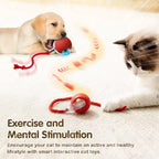 Interactive Smart Cat Ball Toy | Self-Moving Rolling Ball for Cats & Kittens