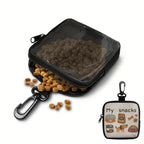 Dog Treat Training Bag | Portable Pouch with Hook & Zipper for Dog Walking