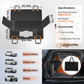 Dog Car Seat Cover & Back Seat Extender | Waterproof Hammock with Mesh Window