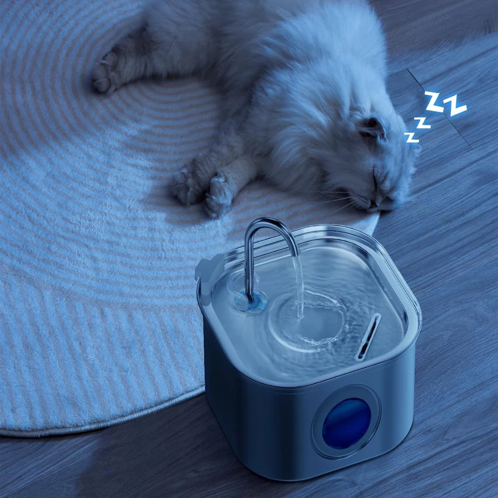 Stainless Steel Pet Water Fountain | Automatic Filtered Drinking Fountain for Cats & Dogs