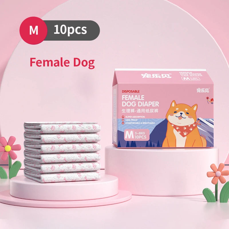 Female Dog Diaper | Super Absorbent Leakproof Physiological Pants for Dogs