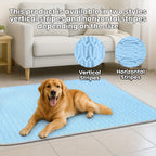 Premium Self-Cooling Ice Silk Pet Mat | Dogs & Cats Summer Cooling Pad