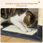 Large Multi-Level Cat Tree Tower | Indoor Cat Condo with Hammock & Scratching Posts