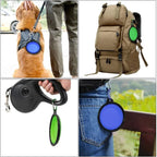 Foldable 2-in-1 Silicone Pet Bowl | Food & Water Travel Bowl for Dogs & Cats