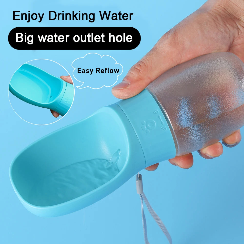 Portable Dog Water Bottle | Travel Drinking Bowl for Dogs & Cats