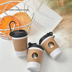 Portable Dog Poop Bag Dispenser | Coffee Cup Design for Dog Walking