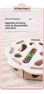 Interactive Cat Puzzle Box Toy | Felt Exercise & Entertainment for Indoor Cats