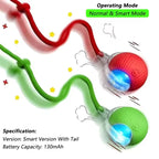 Interactive Smart Cat Ball Toy | Self-Moving Rolling Ball for Cats & Kittens