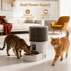 Programmable Automatic Pet Feeder | 4L Timer & Portion Control for Cats & Dogs