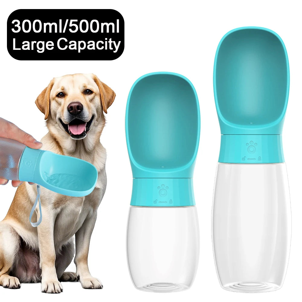 Portable Dog Water Bottle | Travel Drinking Bowl for Dogs & Cats