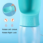 Portable Dog Water Bottle | Travel Drinking Bowl for Dogs & Cats