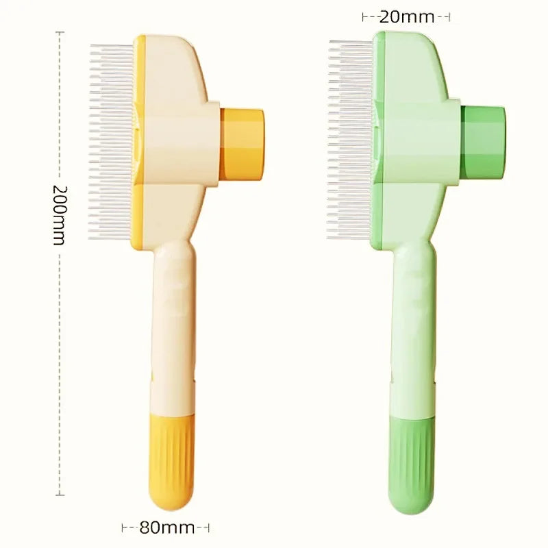 Self-Cleaning Pet Grooming Brush | One-Click Hair Removal for Dogs & Cats