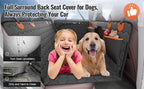 Dog Car Seat Cover & Back Seat Extender | Waterproof Hammock with Mesh Window